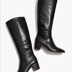NWT Madewell black leather boots